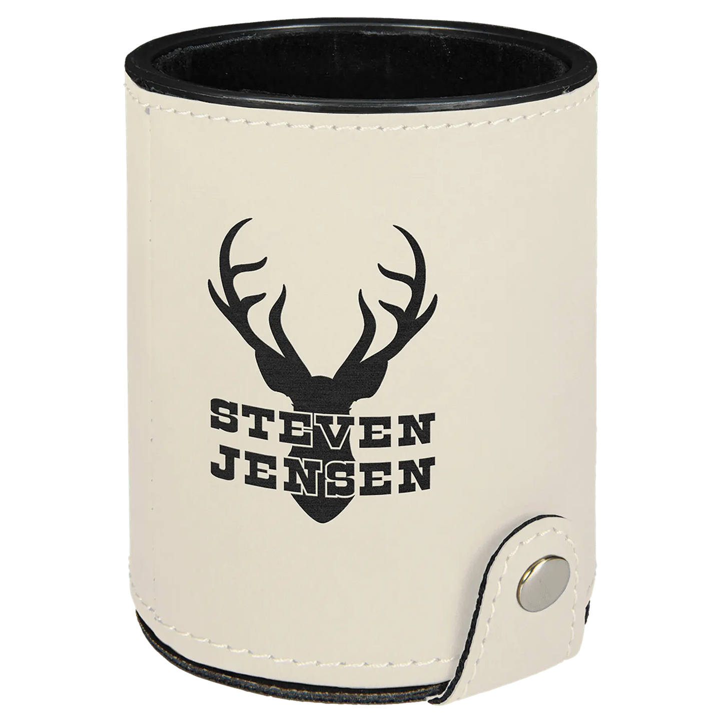Leatherette Dice Cup with 5 Dice - Custom JDS