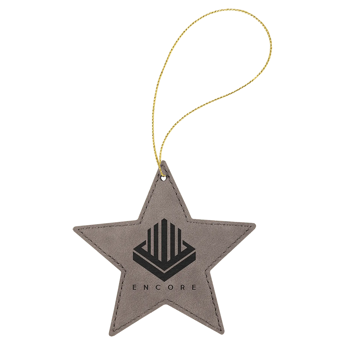 Leatherette Ornament with String - Custom JDS