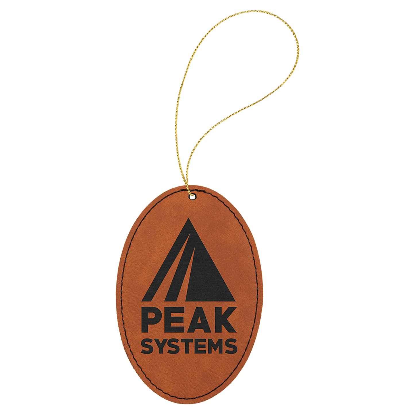 Leatherette Ornament with String - Custom JDS