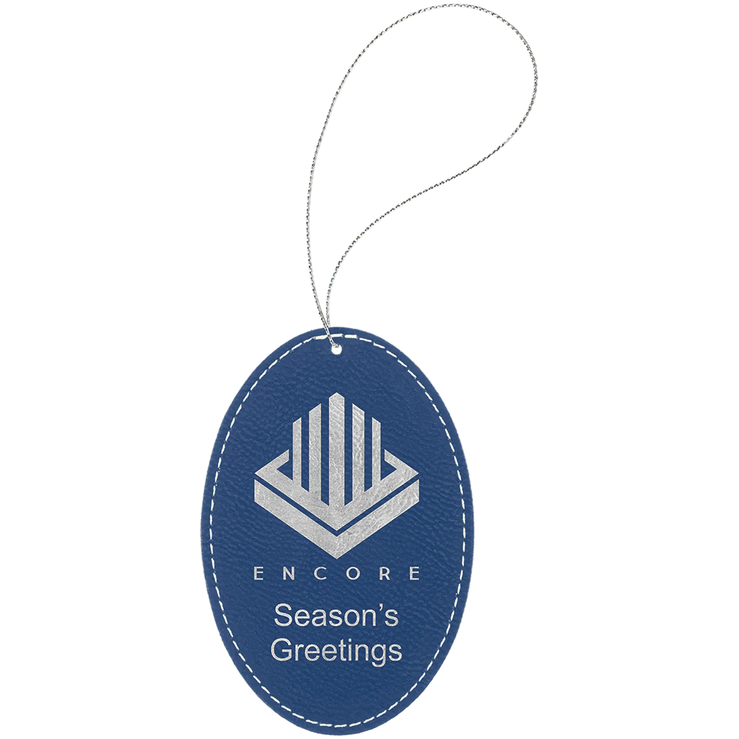 Leatherette Ornament with String - Custom JDS