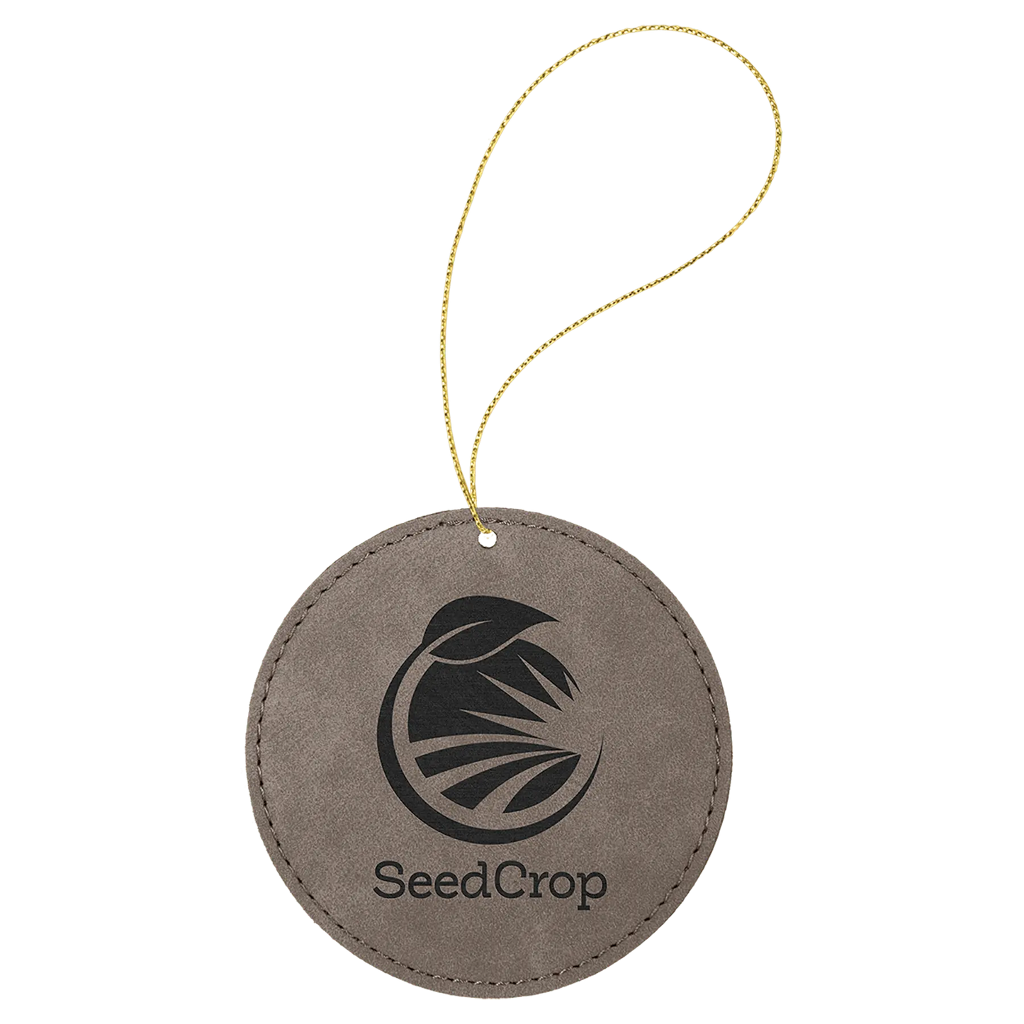 Leatherette Ornament with String - Custom JDS