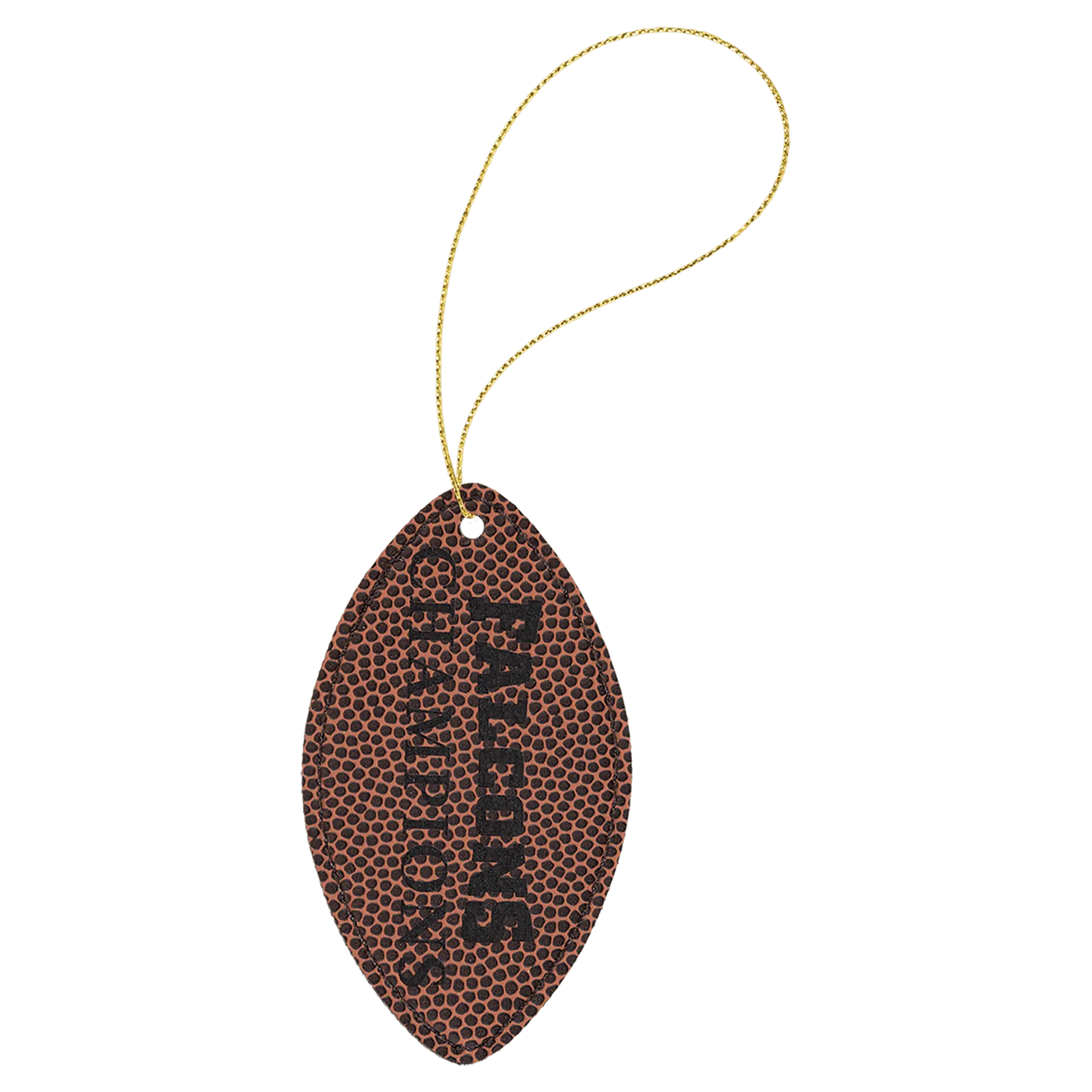 Leatherette Ornament with String - Custom JDS