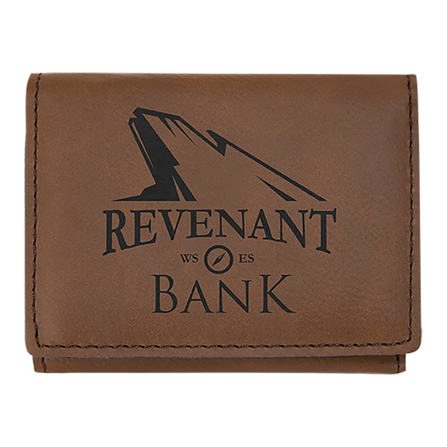 Wallet Trifold with RFD Blocking 3" x 4" Leatherette - Custom JDS