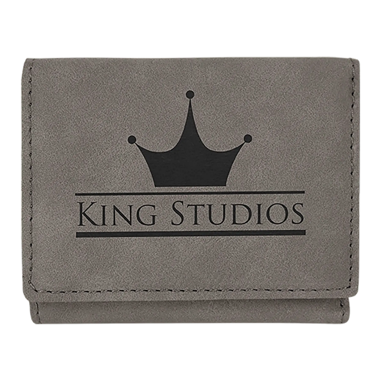 Wallet Trifold with RFD Blocking 3" x 4" Leatherette - Custom JDS