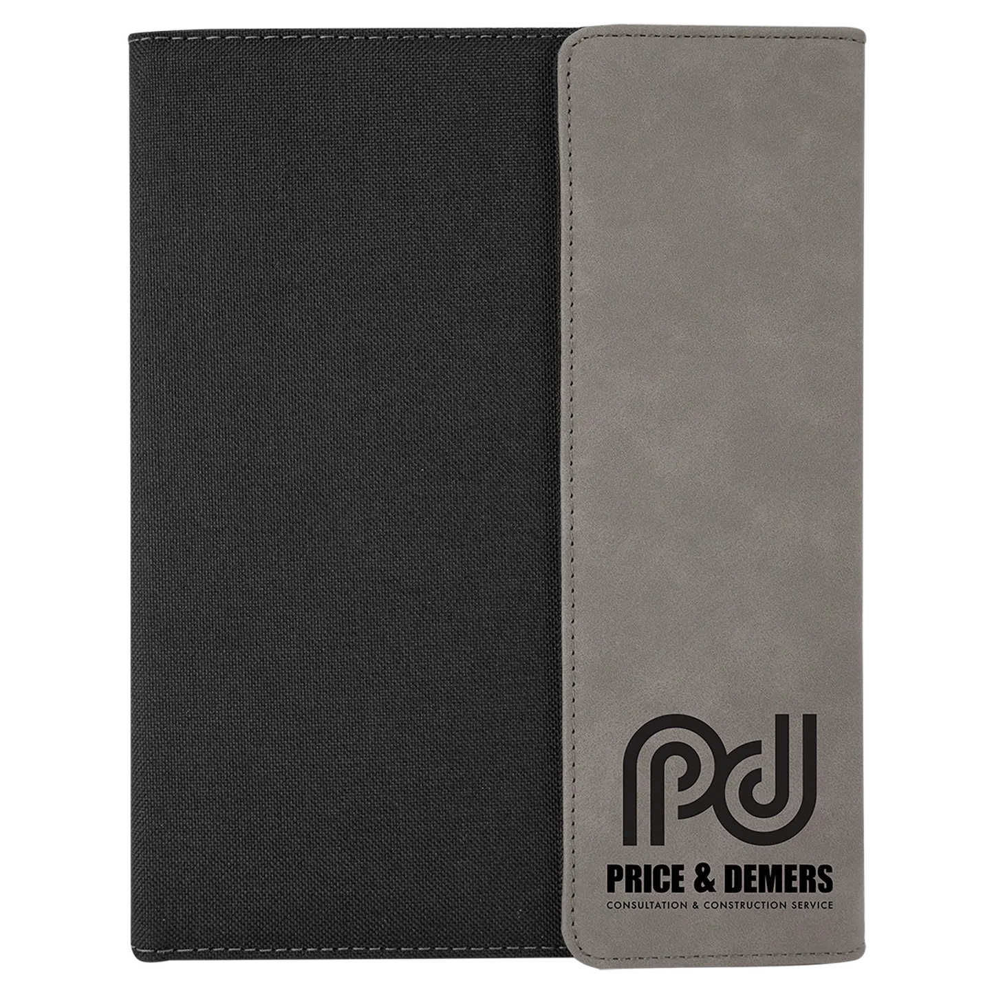 Leatherette Portfolio with Notepad - Custom JDS