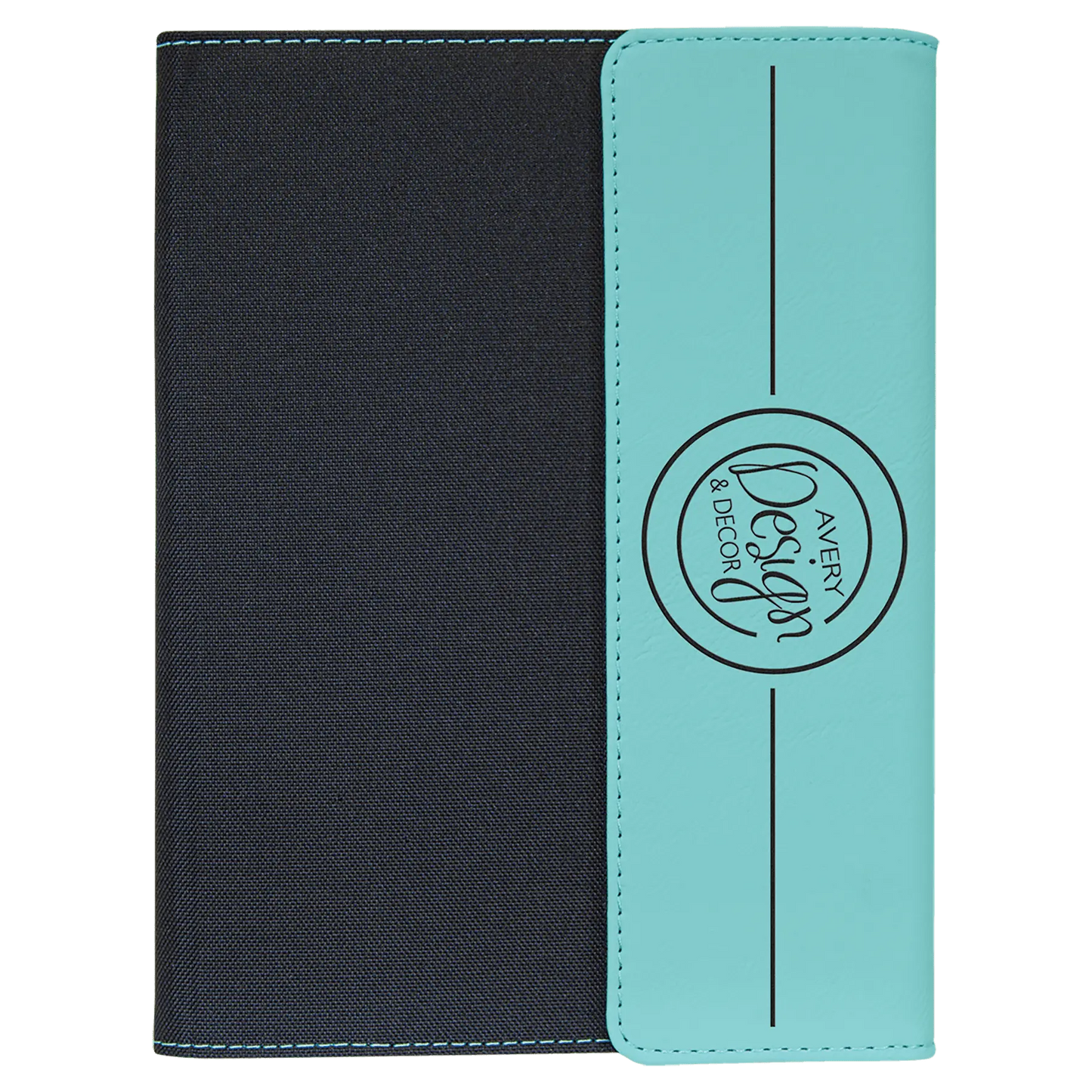 Leatherette Portfolio with Notepad - Custom JDS