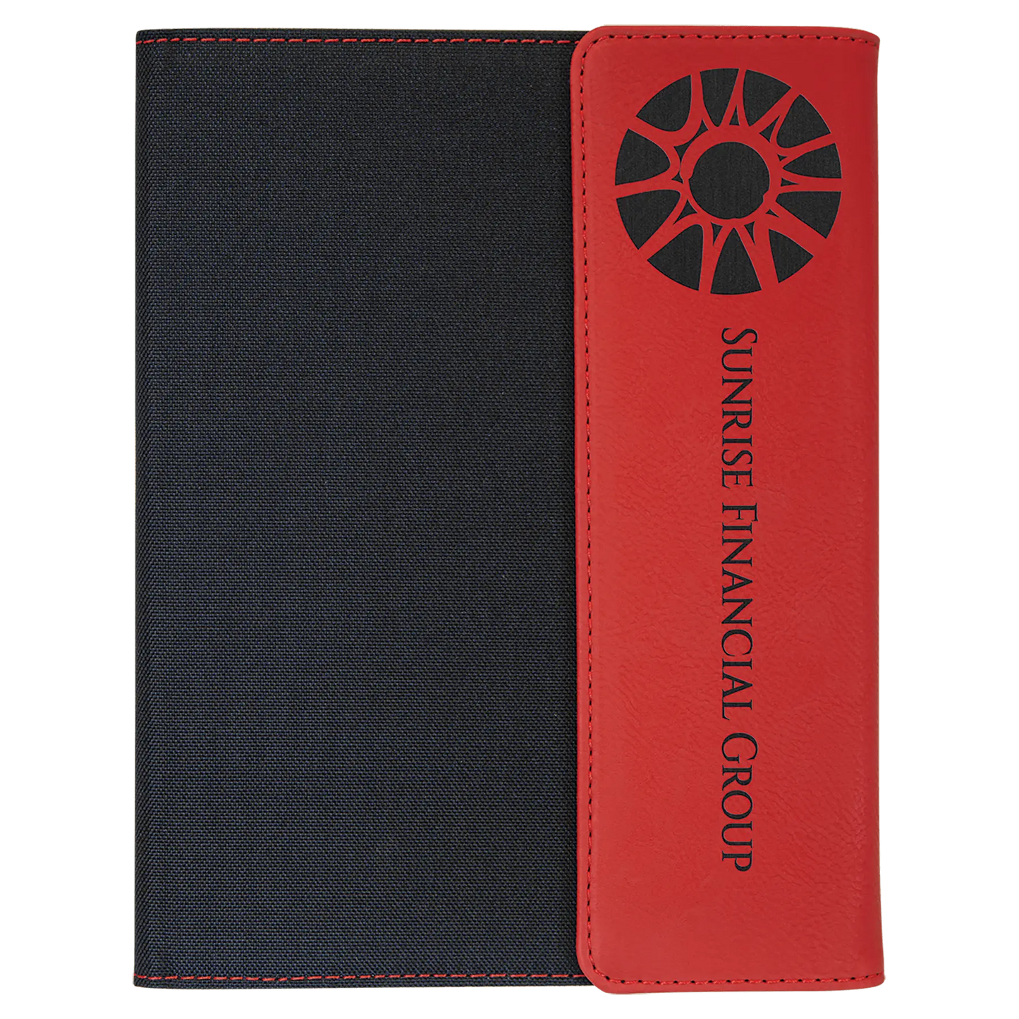 Leatherette Portfolio with Notepad - Custom JDS