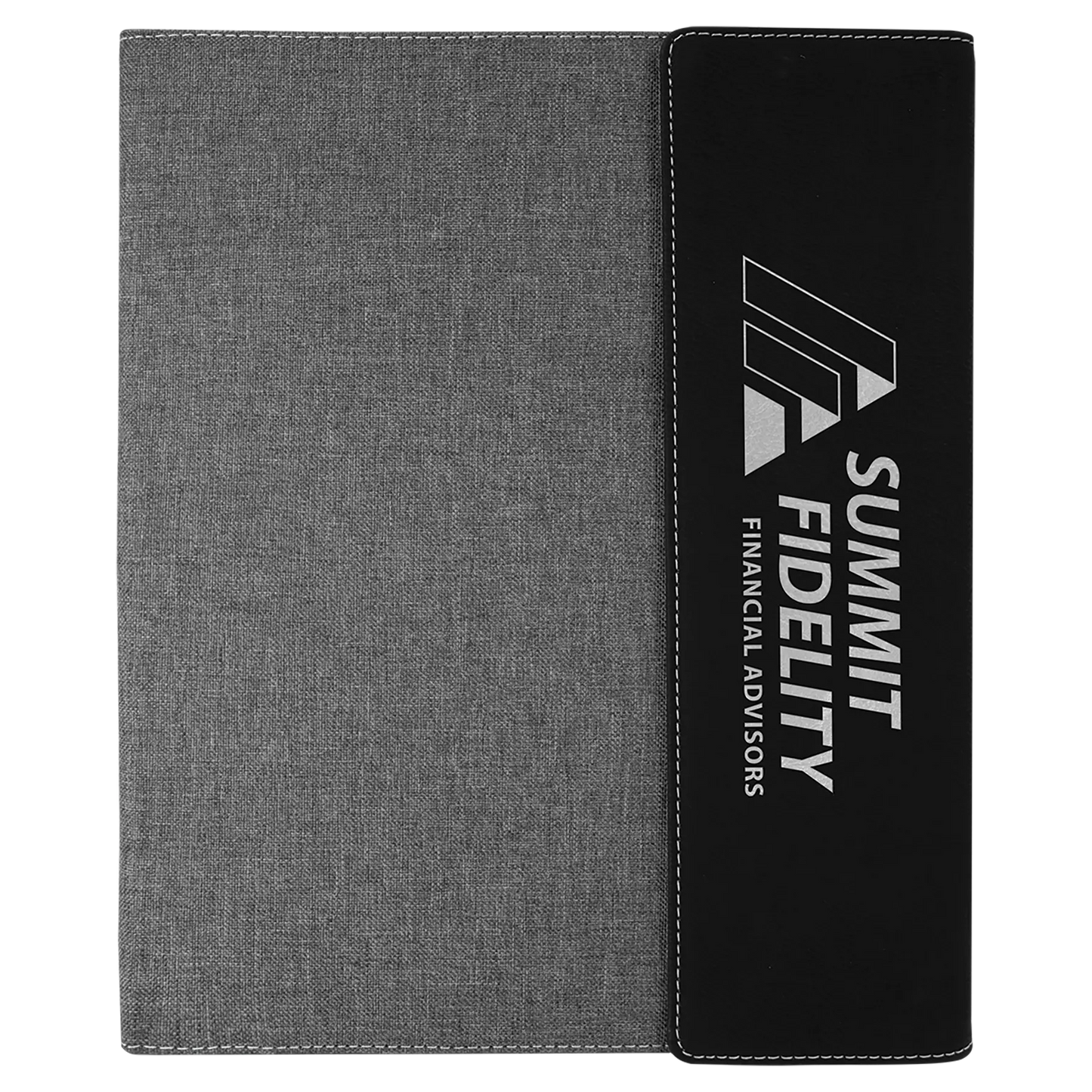 Leatherette Portfolio with Notepad - Custom JDS