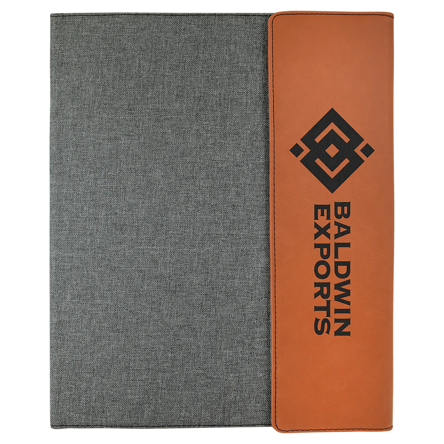 Leatherette Portfolio with Notepad - Custom JDS