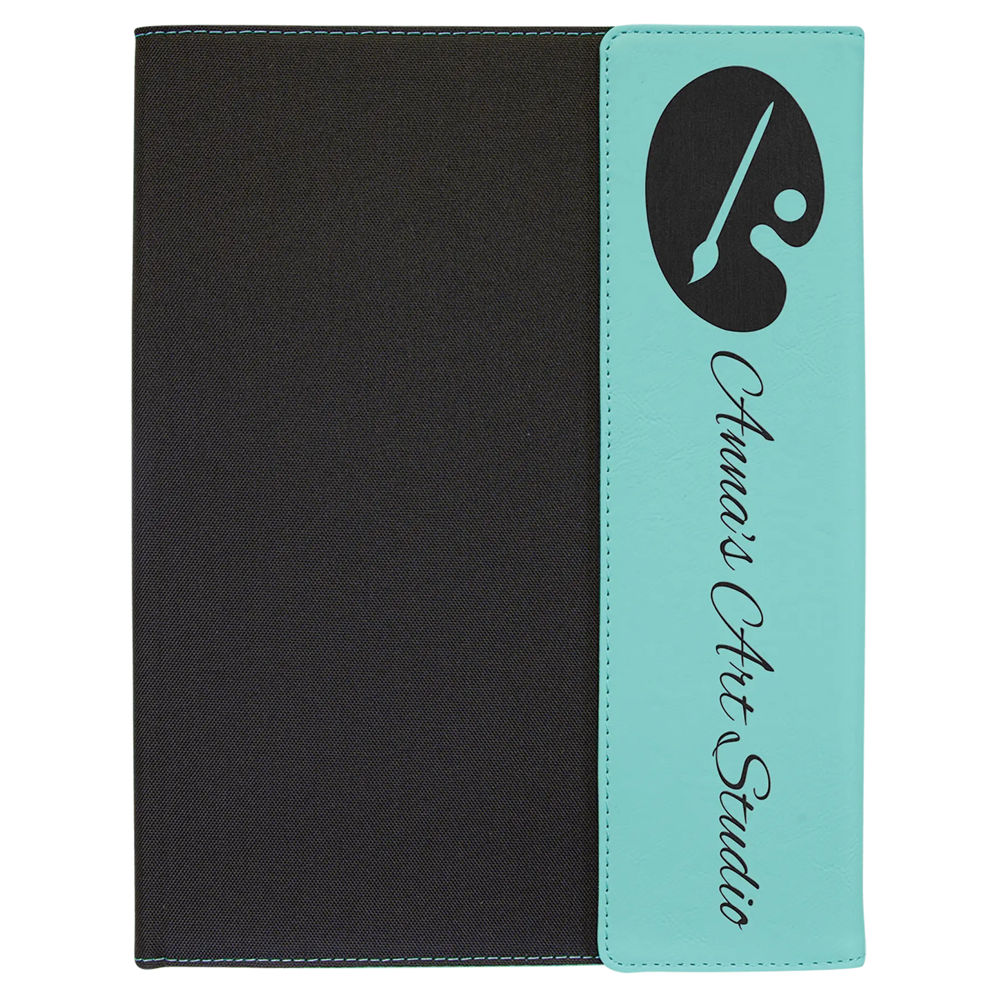 Leatherette Portfolio with Notepad - Custom JDS