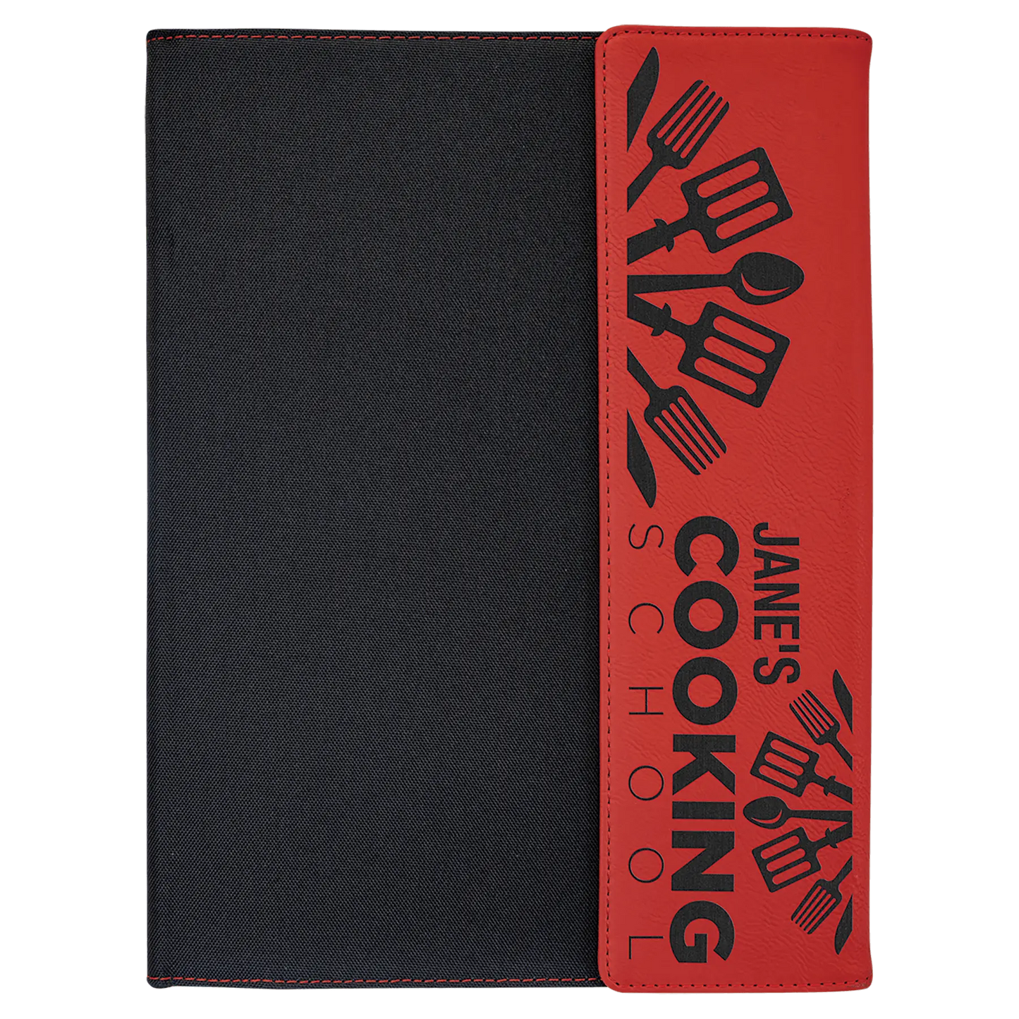 Leatherette Portfolio with Notepad - Custom JDS