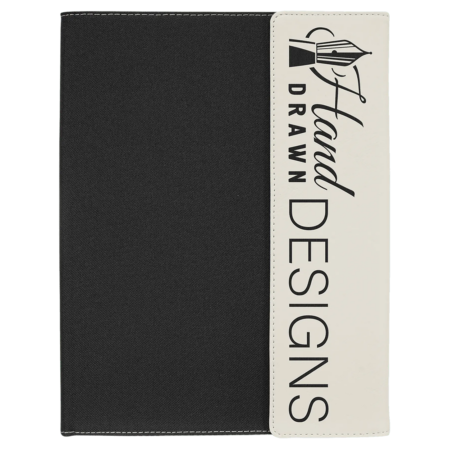 Leatherette Portfolio with Notepad - Custom JDS