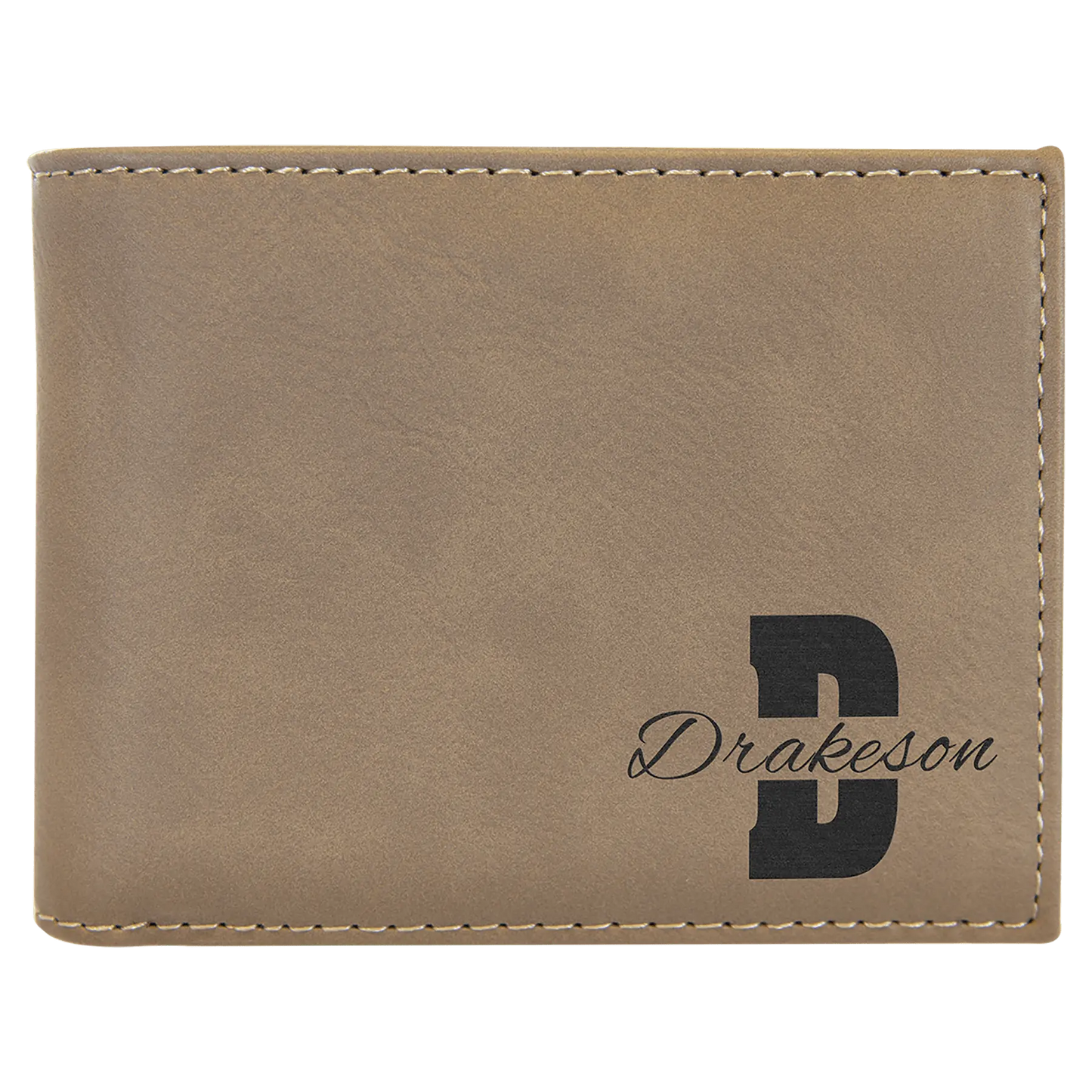 Leatherette Bifold Wallet - Custom JDS