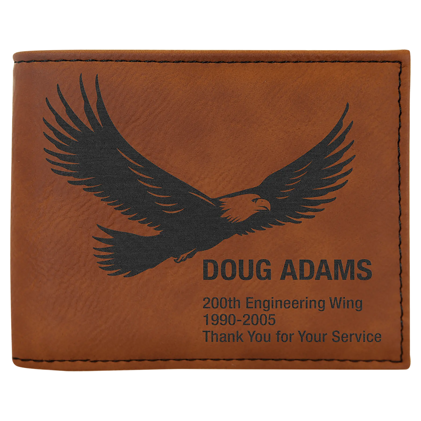 Leatherette Bifold Wallet - Custom JDS