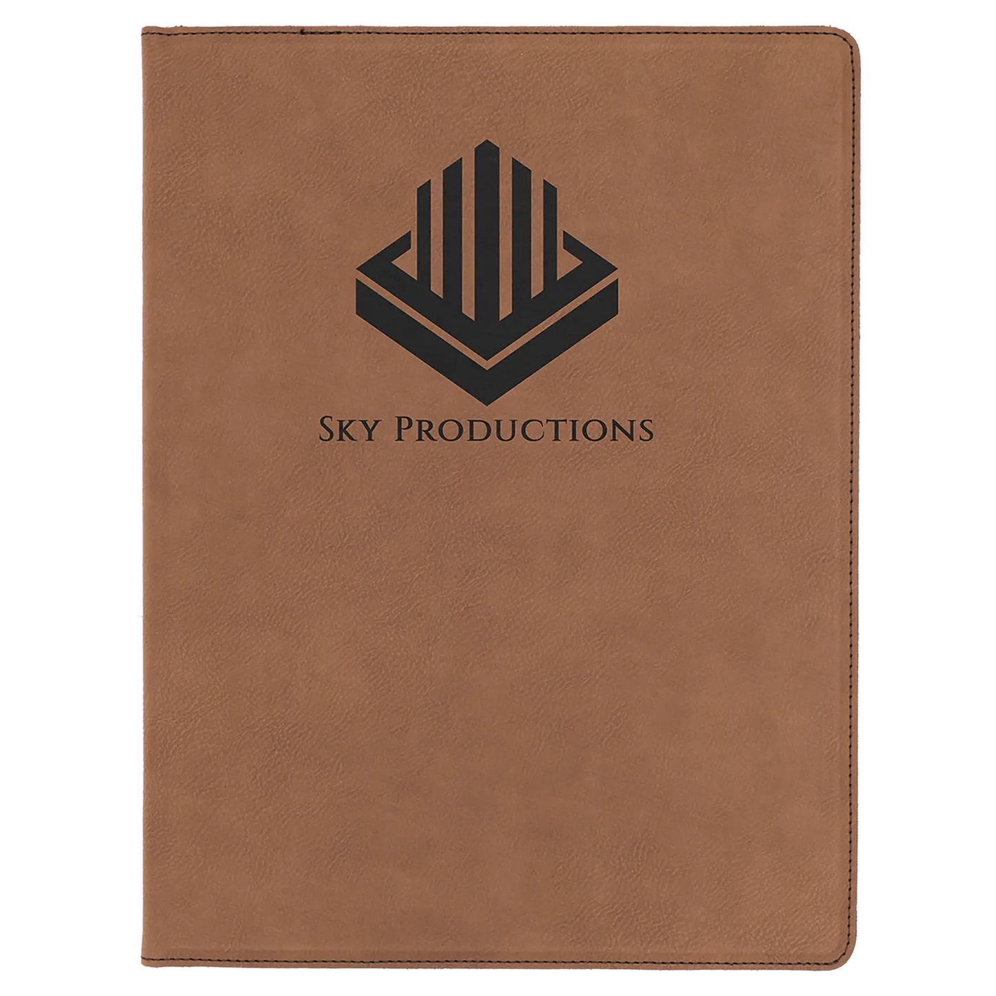 Leatherette Portfolio with Notepad - Custom JDS