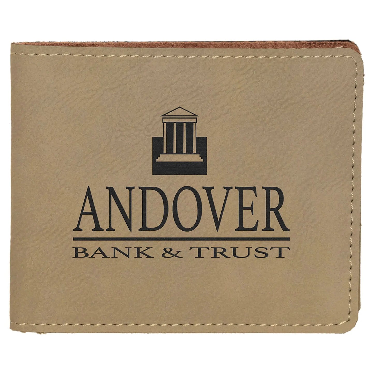 Leatherette Bifold Wallet - Custom JDS