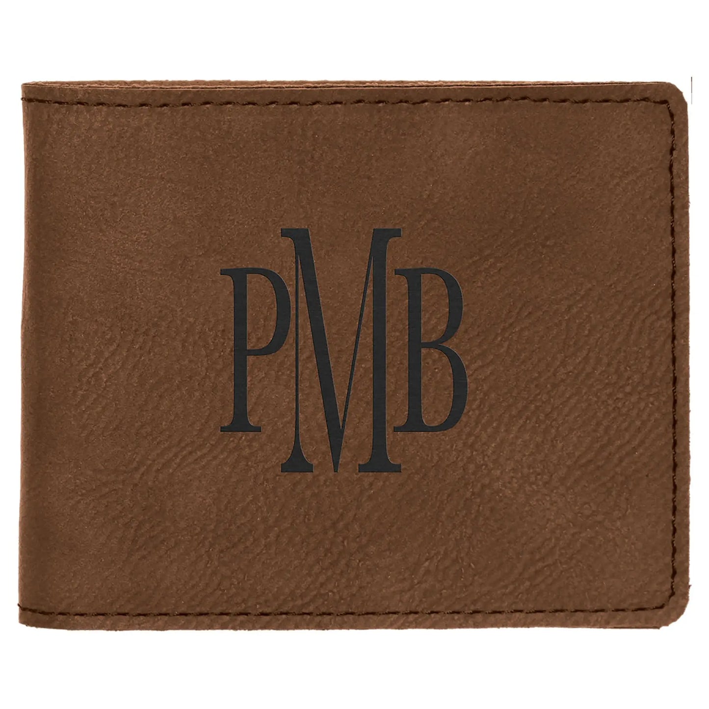 Leatherette Bifold Wallet - Custom JDS