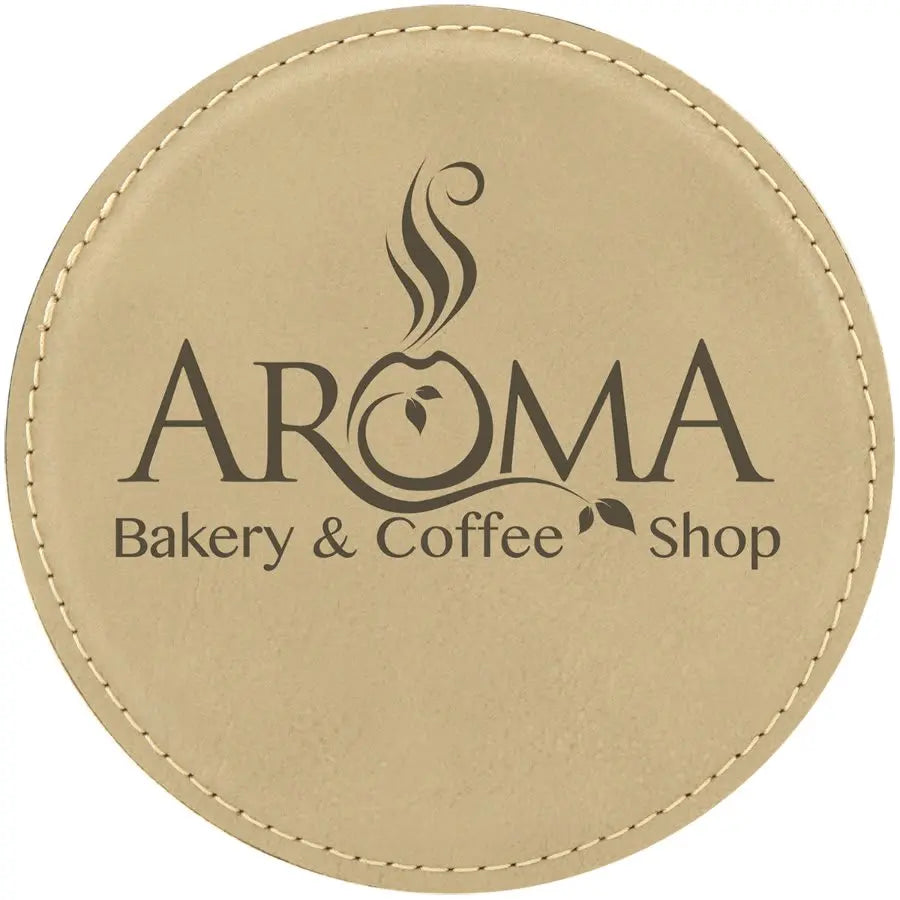 4" Leatherette Coasters (Square or Round) JDS