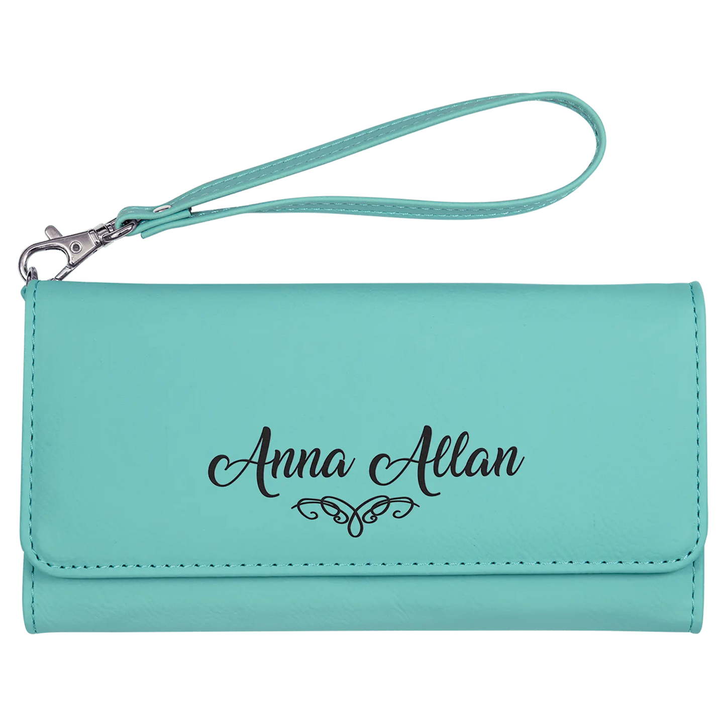 Wallet with Strap - Custom Leatherette JDS