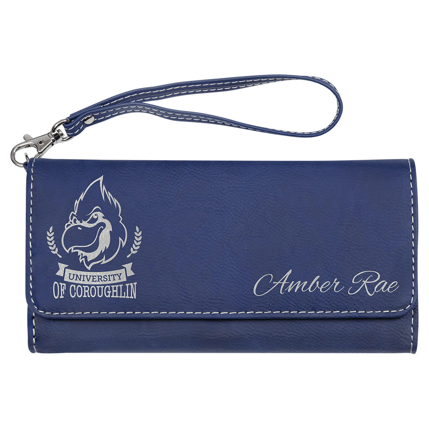 Wallet with Strap - Custom Leatherette JDS