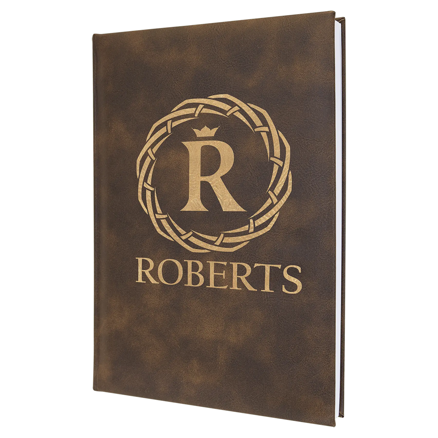 Leatherette Journal/Notepad - Custom JDS