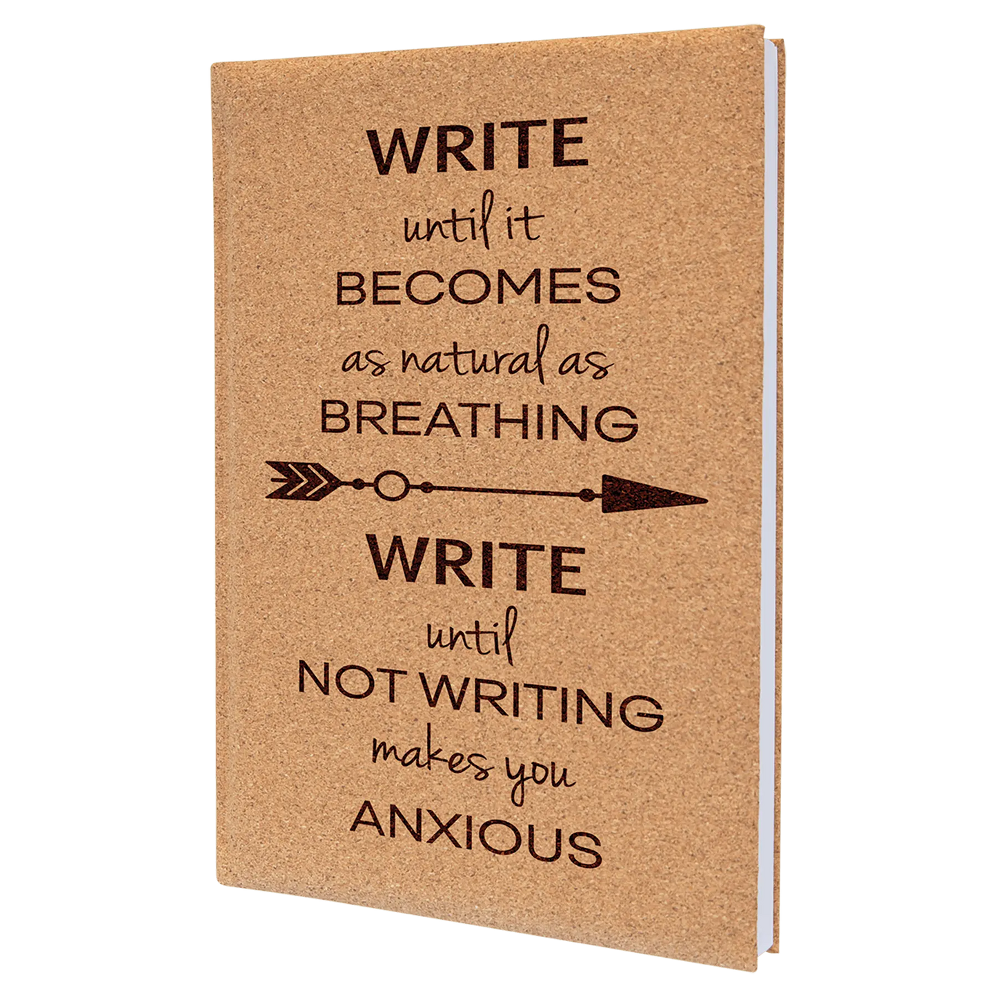 Leatherette Journal/Notepad - Custom JDS