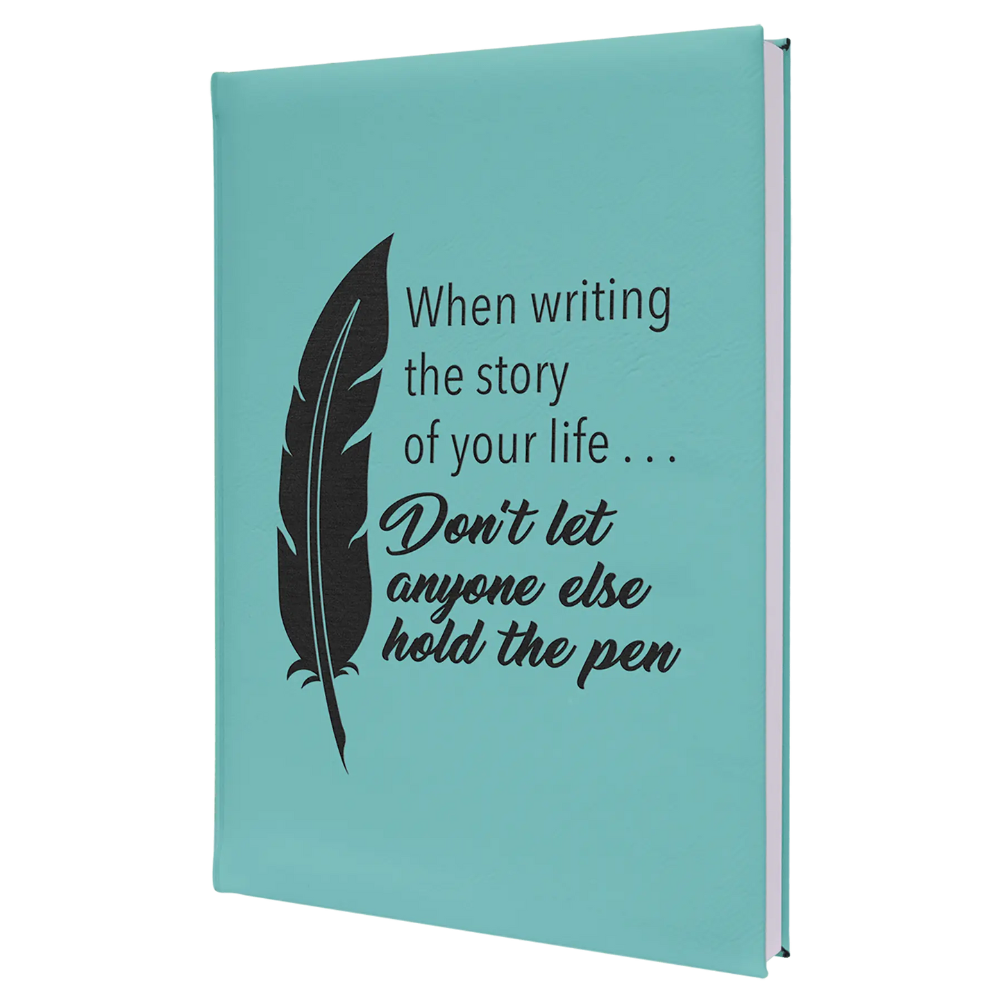 Leatherette Journal/Notepad - Custom JDS