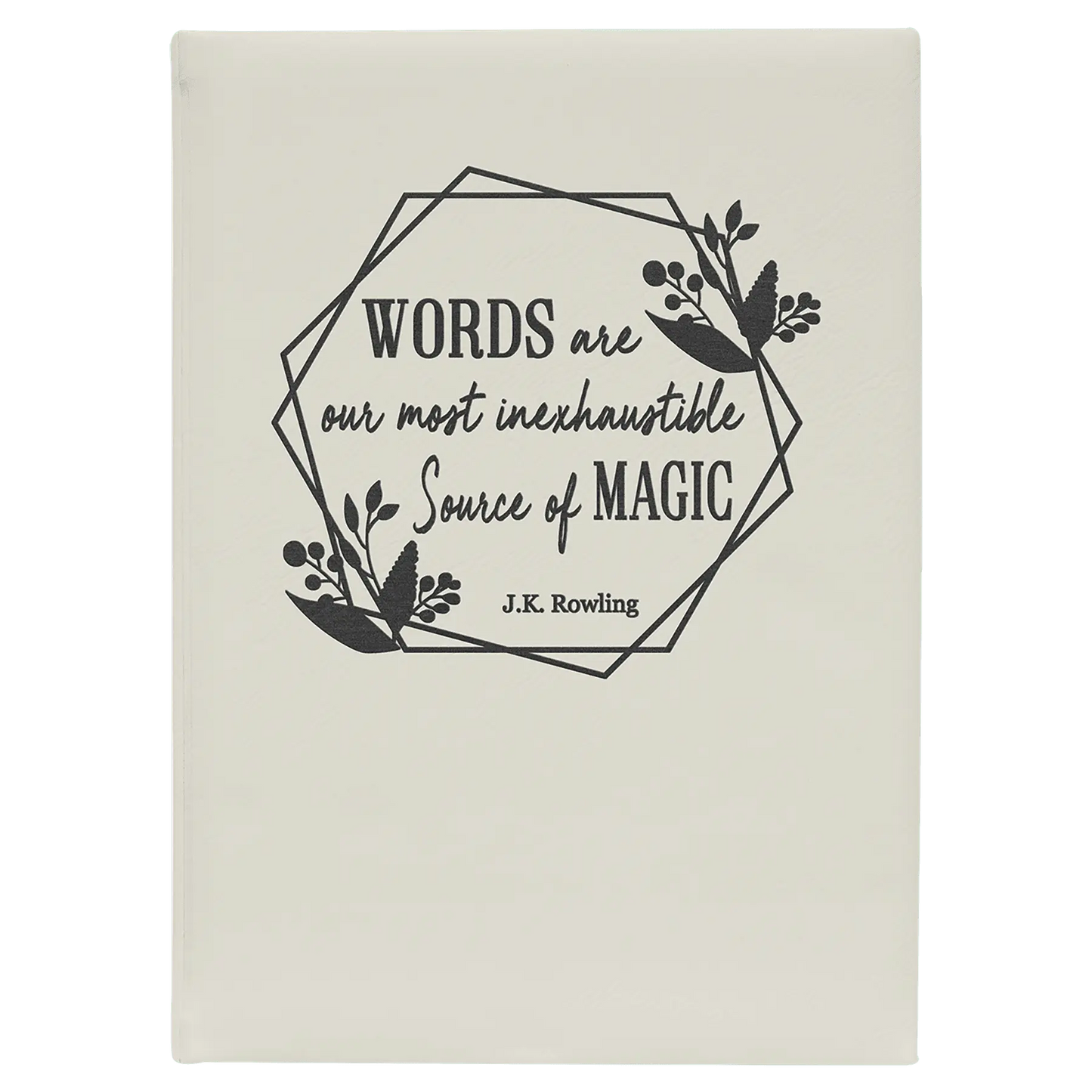 Leatherette Journal/Notepad - Custom JDS