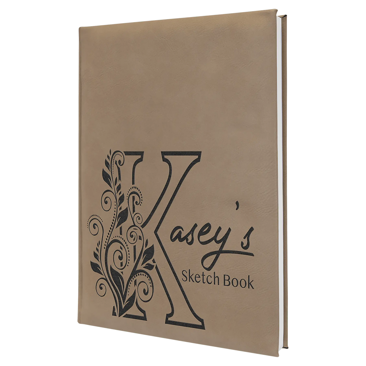 Leatherette Journal/Notepad - Custom JDS