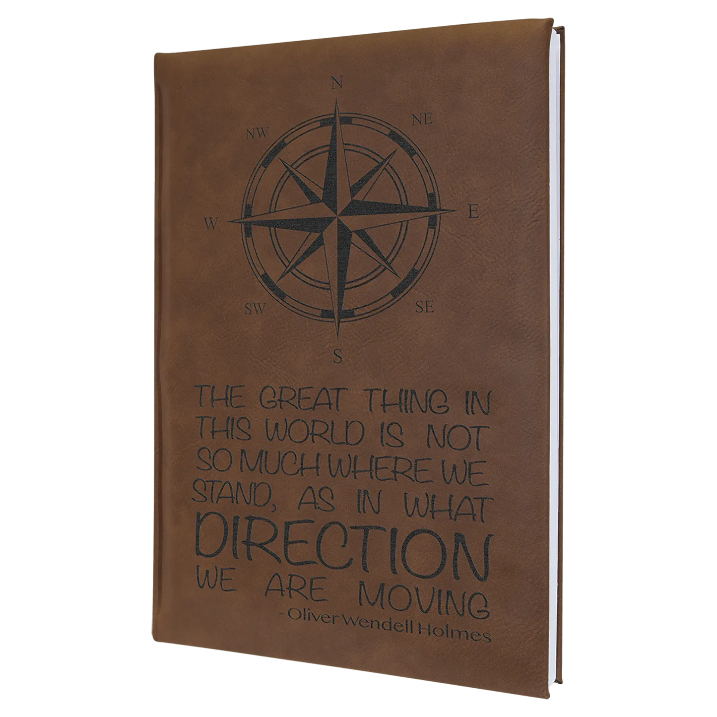 Leatherette Journal/Notepad - Custom JDS