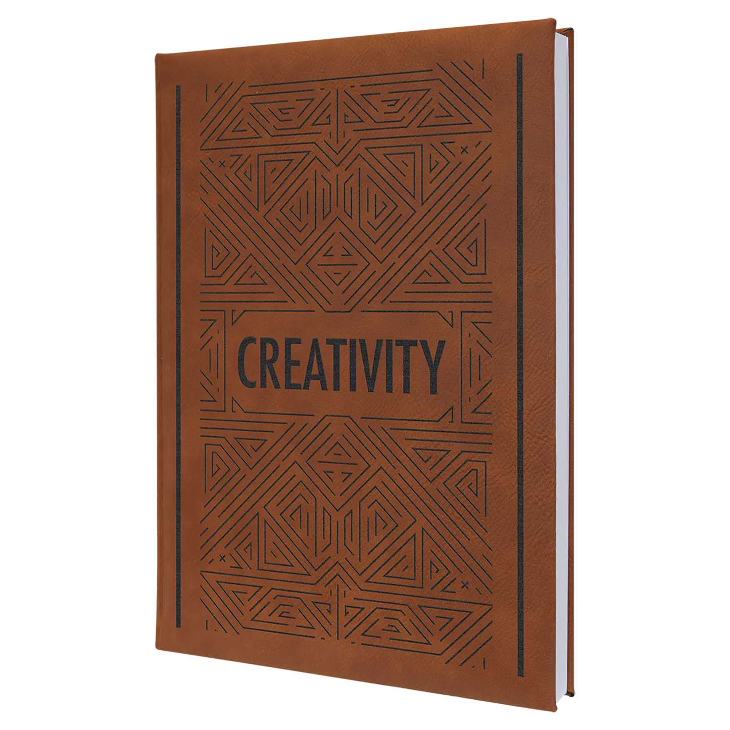 Leatherette Journal/Notepad - Custom JDS