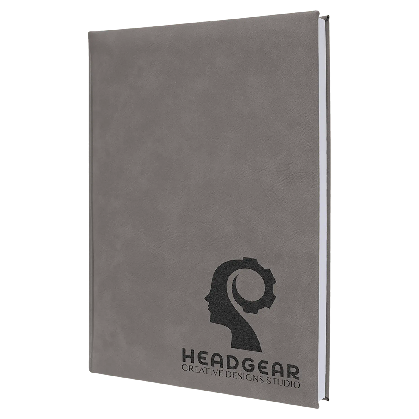 Leatherette Journal/Notepad - Custom JDS