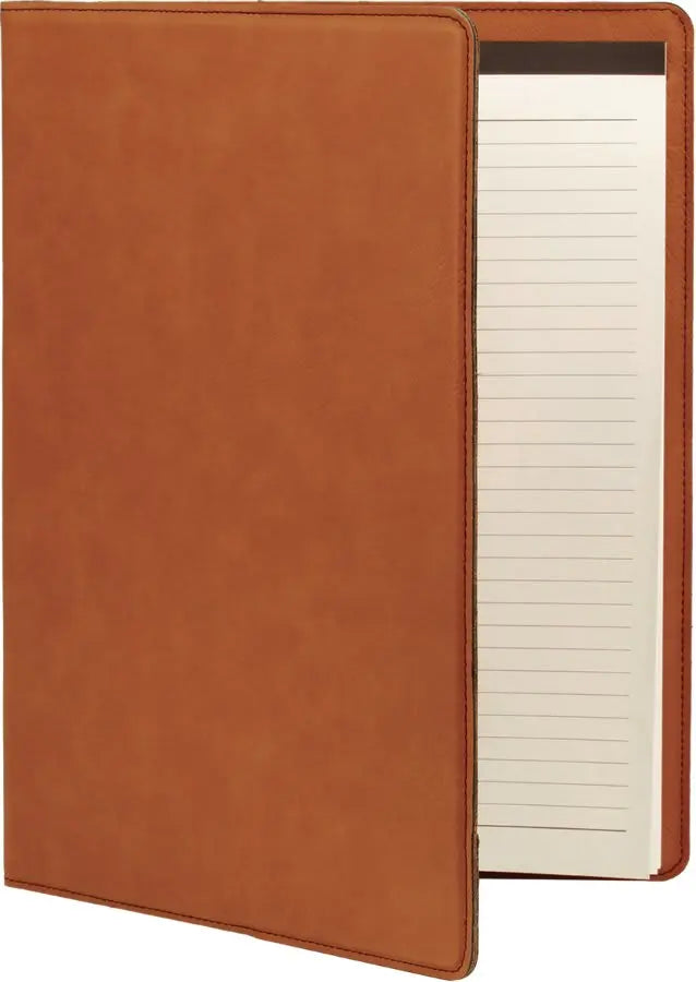 Leatherette Portfolio with Notepad - Custom JDS