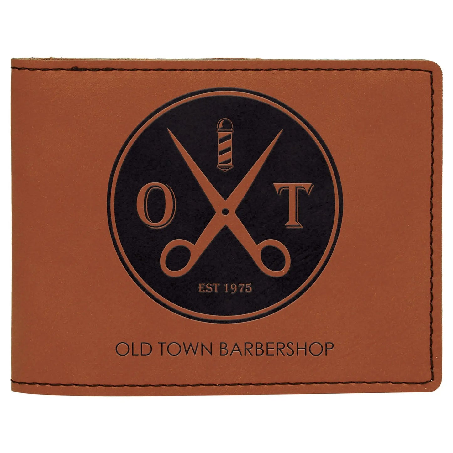 Leatherette Bifold Wallet - Custom JDS