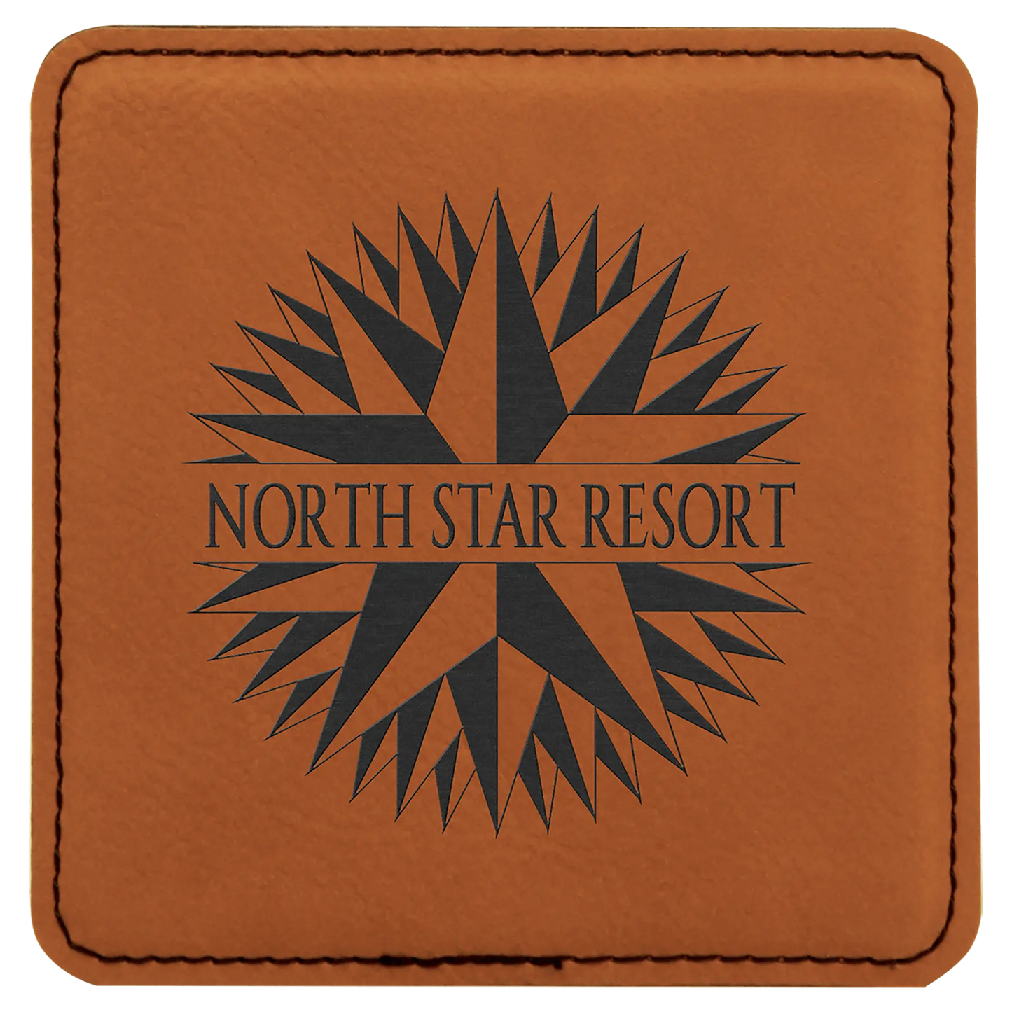 4" Leatherette Coasters (Square or Round) JDS