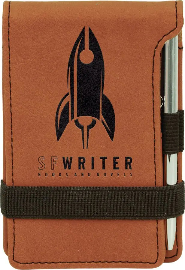 Leatherette Journal/Notepad - Custom JDS