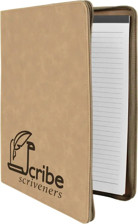 Leatherette Portfolio with Notepad - Custom JDS
