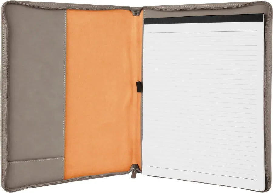 Leatherette Portfolio with Notepad - Custom JDS