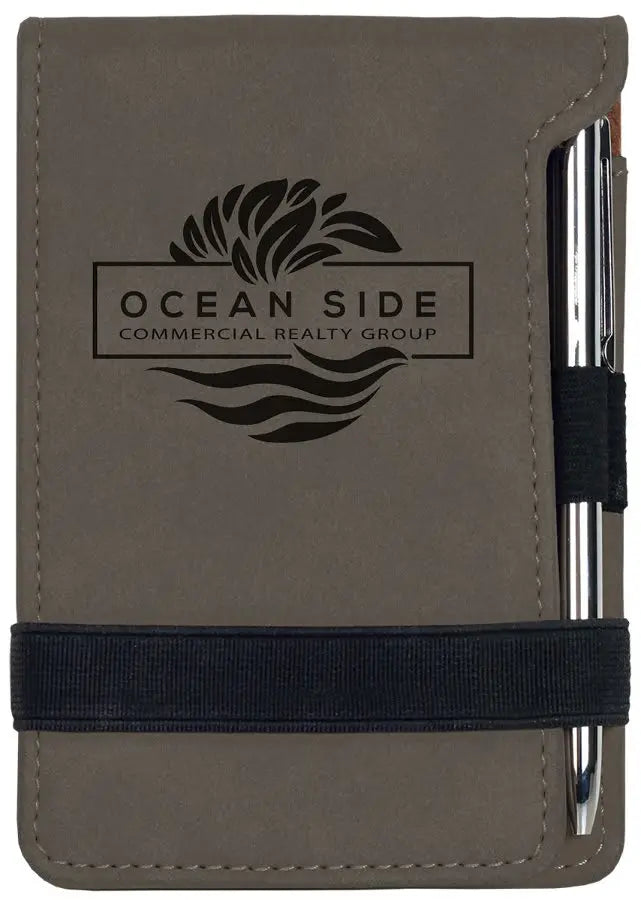 Leatherette Journal/Notepad - Custom JDS
