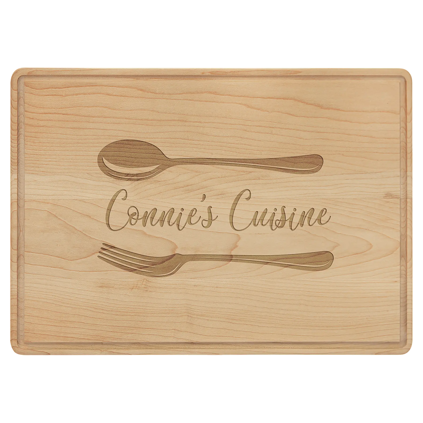 Maple Cutting Board with Drip Ring JDS