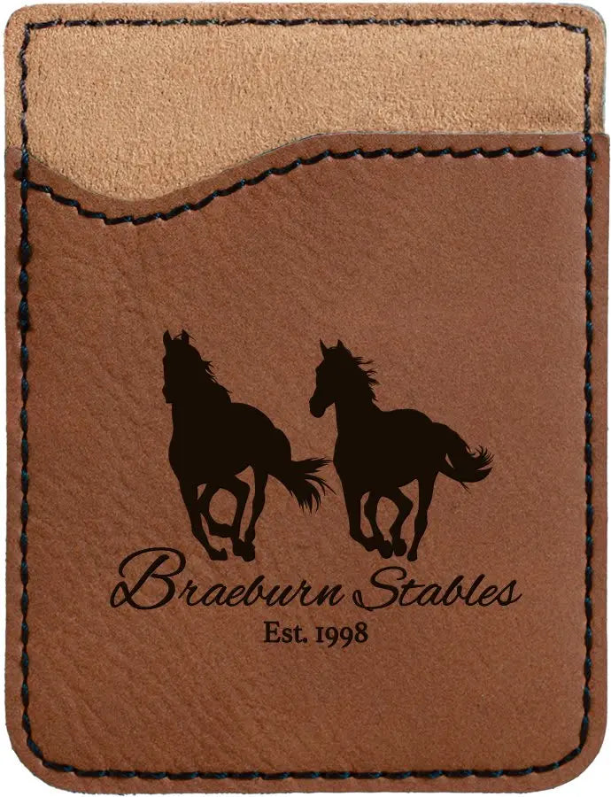 Leatherette Phone Wallet - Custom JDS