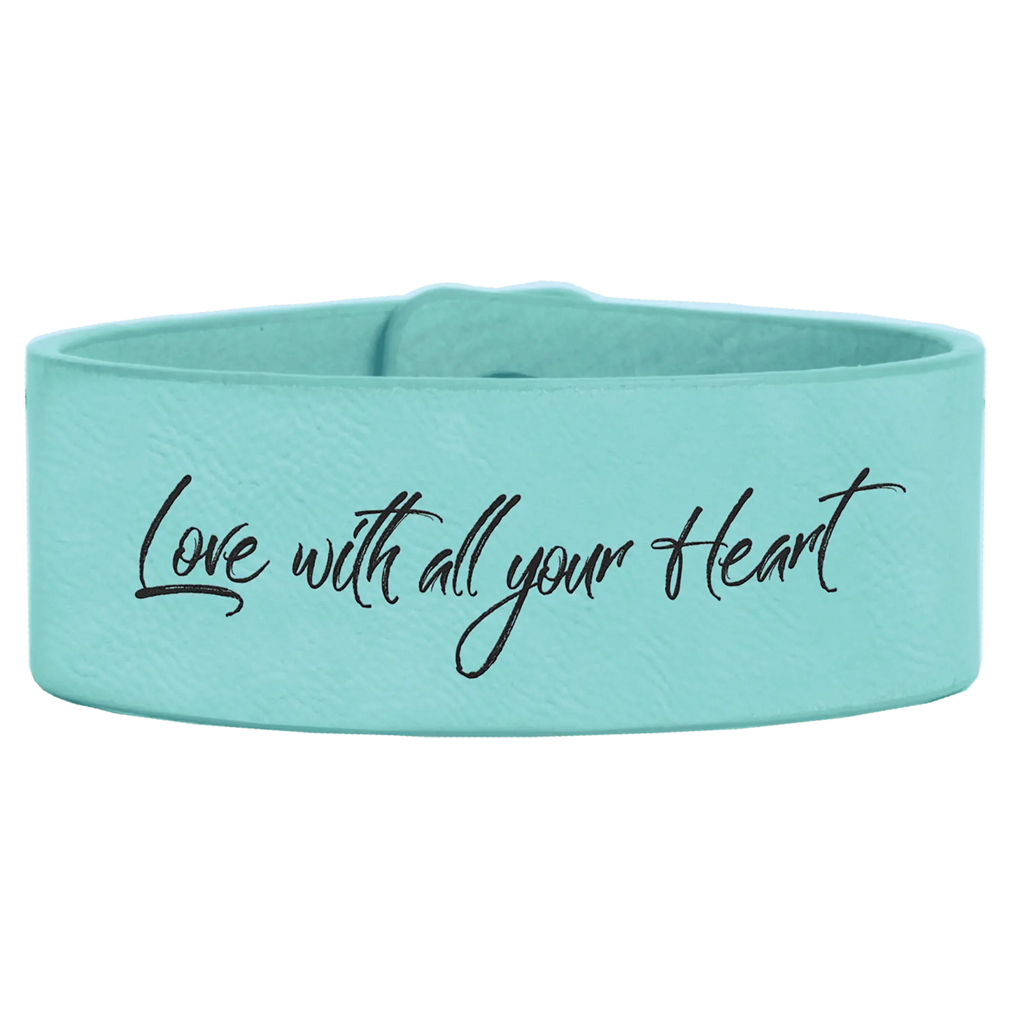 Laserable Leatherette Cuff Bracelet JDS