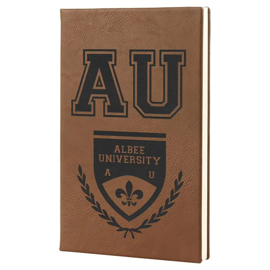 Leatherette Journal/Notepad - Custom JDS