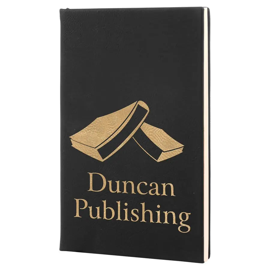 Leatherette Journal/Notepad - Custom JDS