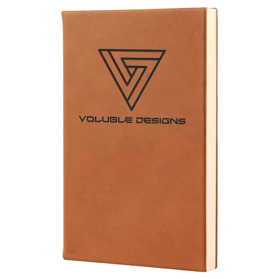 Leatherette Journal/Notepad - Custom JDS