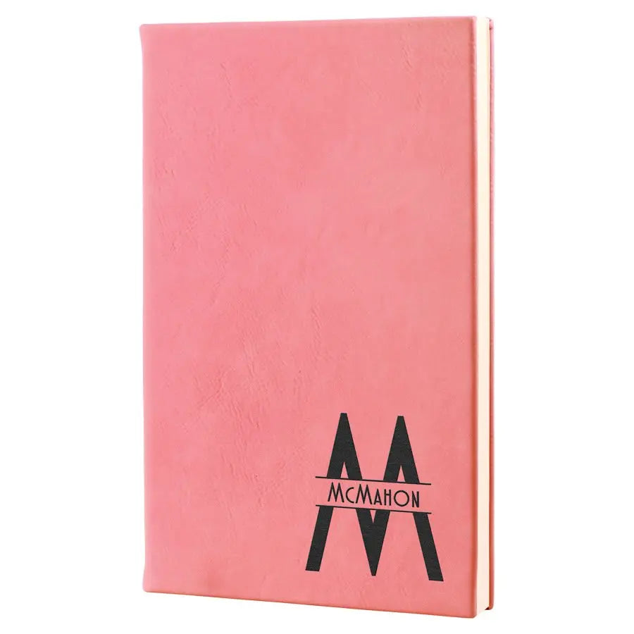 Leatherette Journal/Notepad - Custom JDS