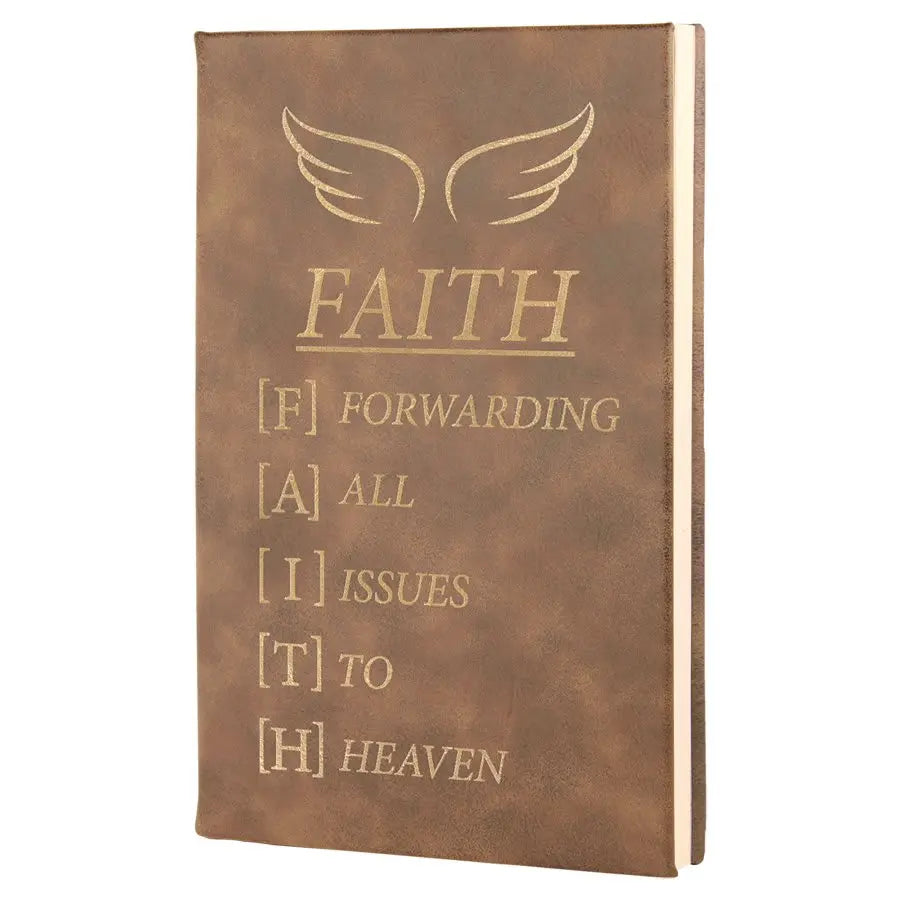 Leatherette Journal/Notepad - Custom JDS