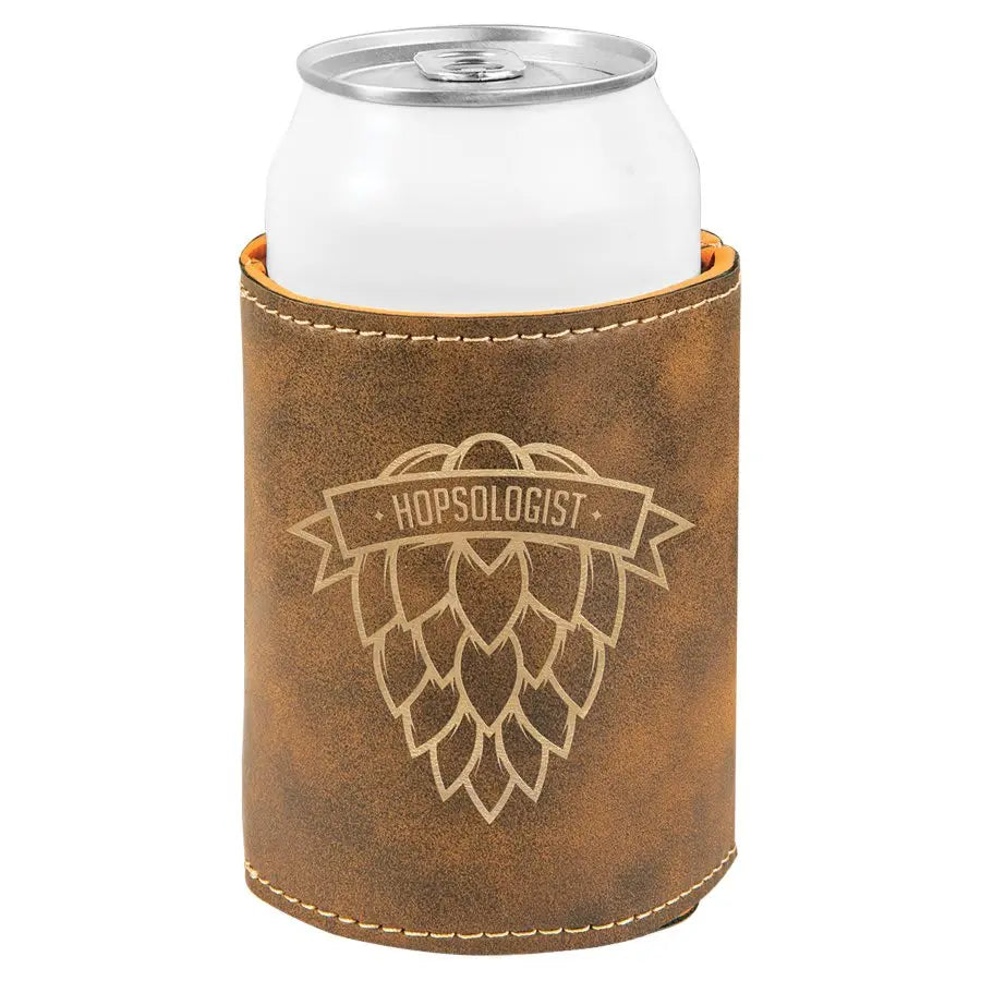 Leatherette Beverage Holder - 3 3/4" - Custom JDS