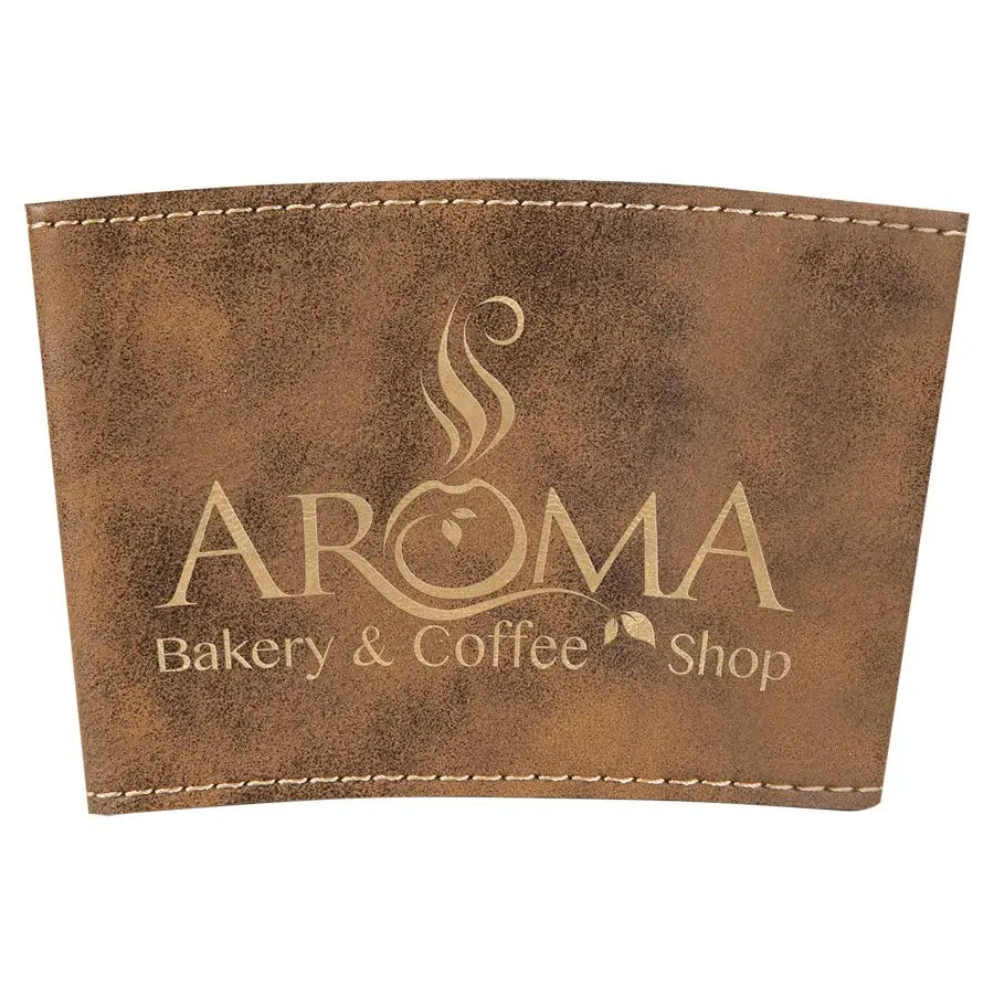 Leatherette Mug Sleeve - 3" Custom JDS
