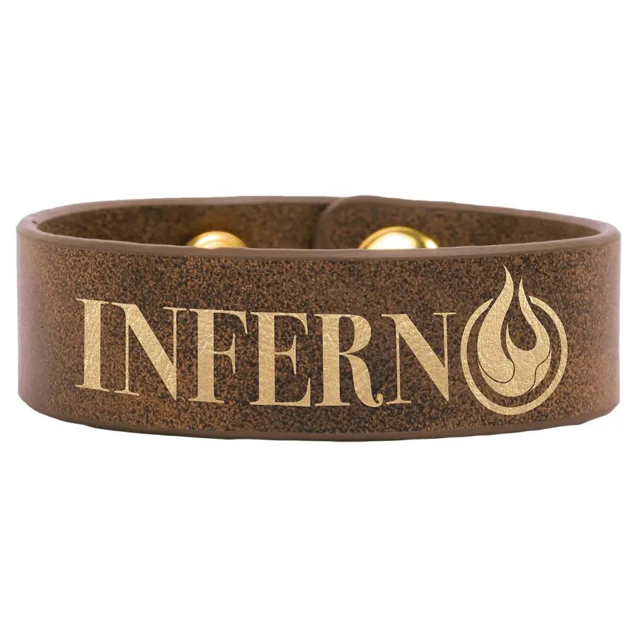 Laserable Leatherette Cuff Bracelet JDS